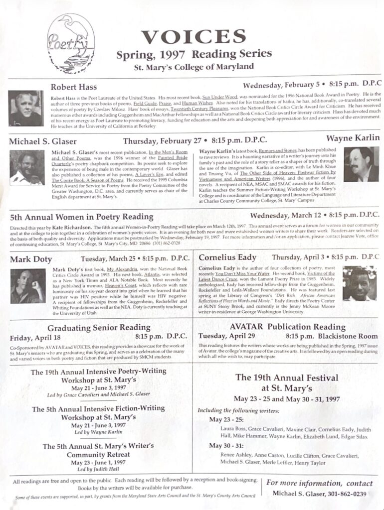 VOICES Spring 1997 poster